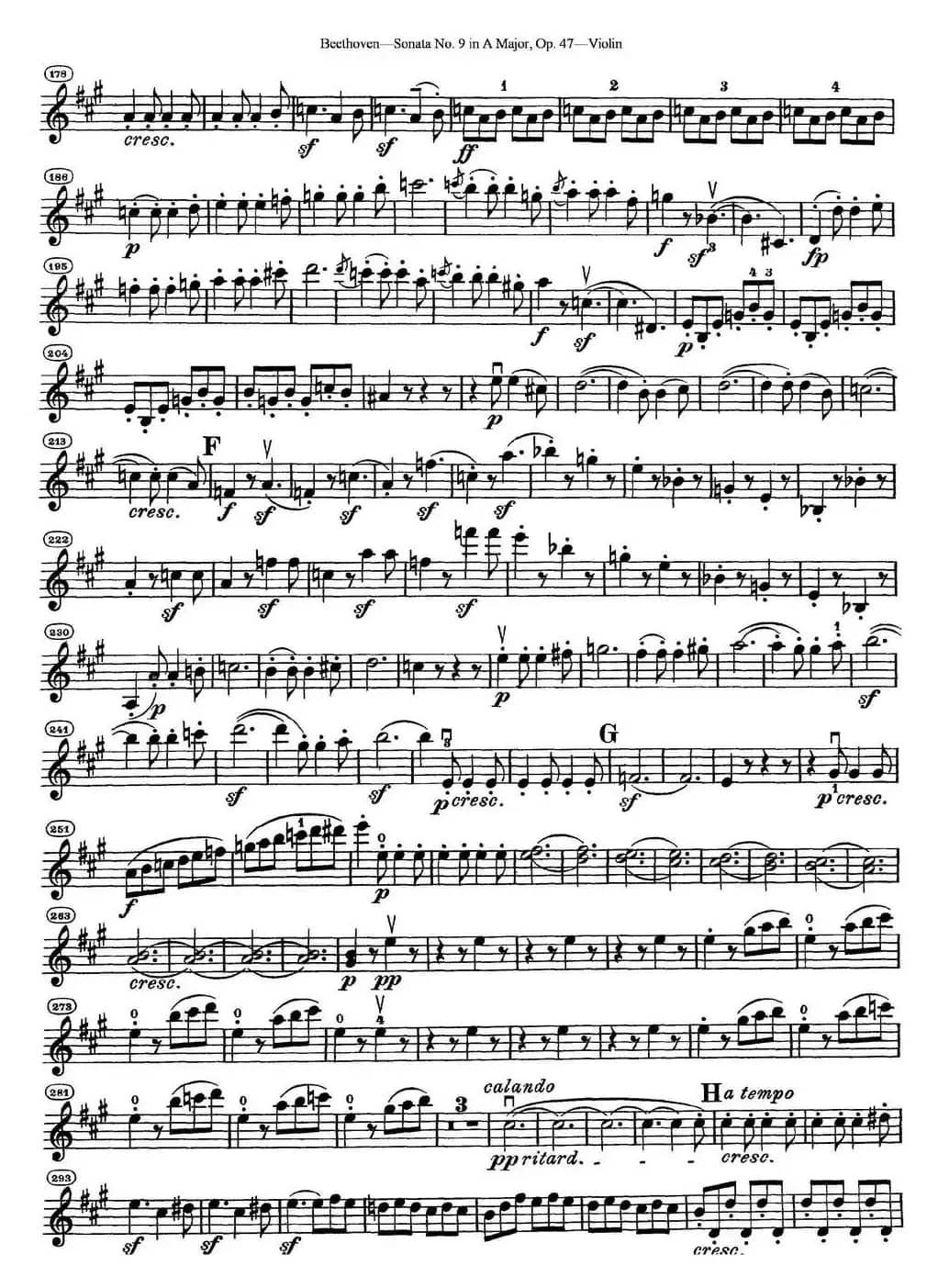 Violin Sonata No.9 in A Major Op.47