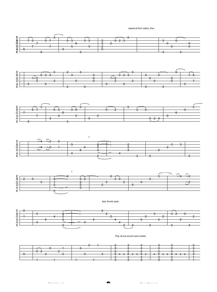 tommy emmanuel：timberlake road（指弹吉它）