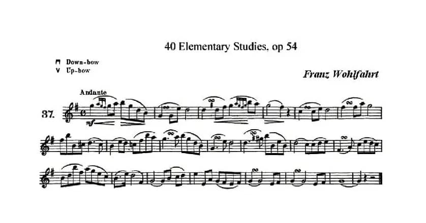 40首小提琴初级技巧练习曲之37