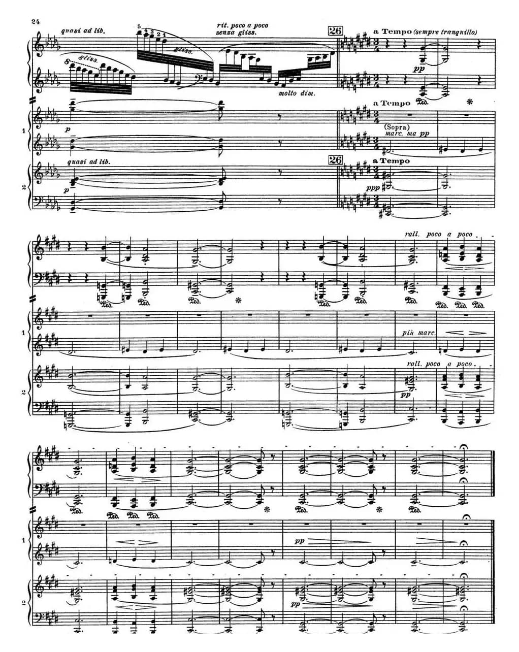 Nights in the Gardens of Spain 西班牙花园之夜 双钢琴版（Ⅰ-En el Generalife）