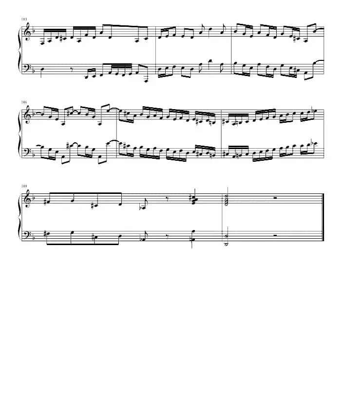 Concerto（巴赫第一键盘乐协奏）