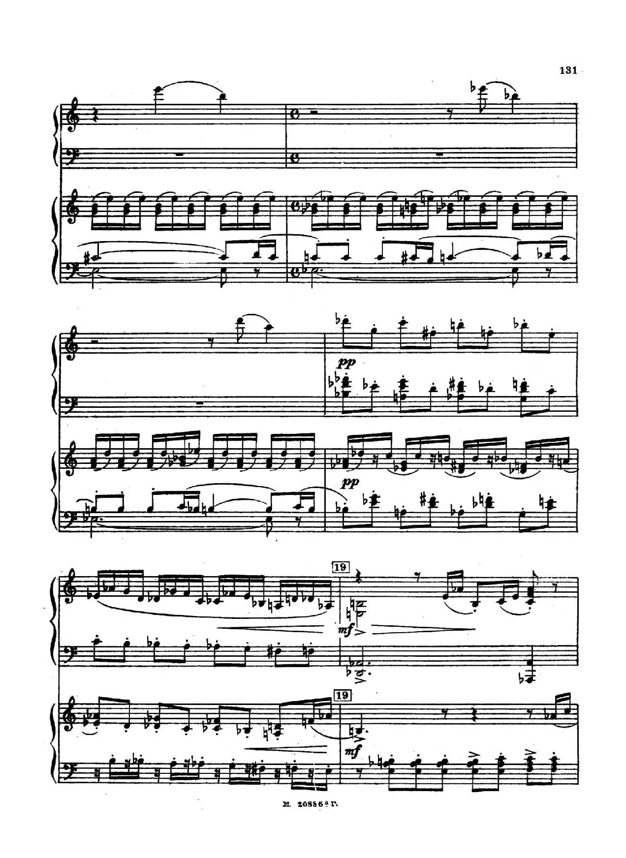 交响舞曲 Symphonic Dance Op.45（双钢琴）