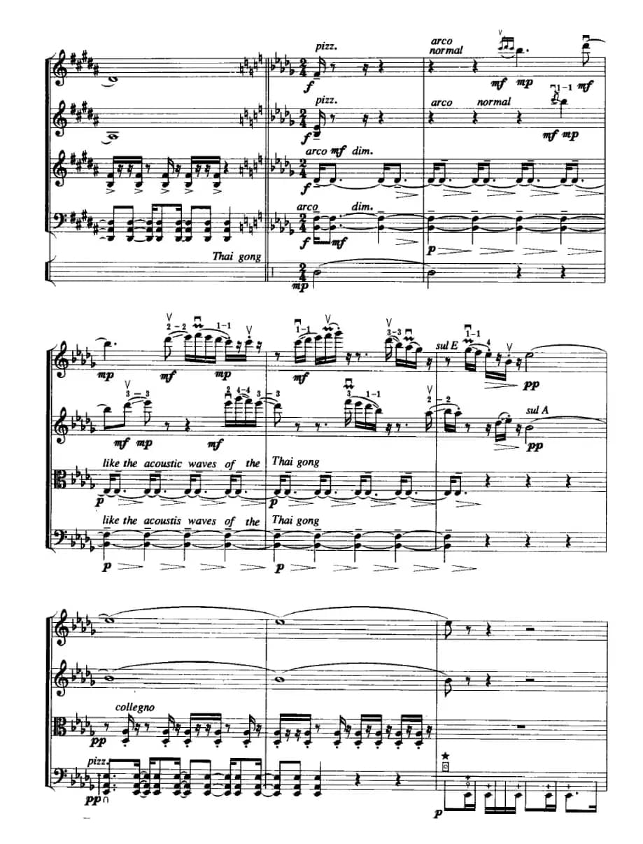 第二弦乐四重奏（郭文景作曲版）