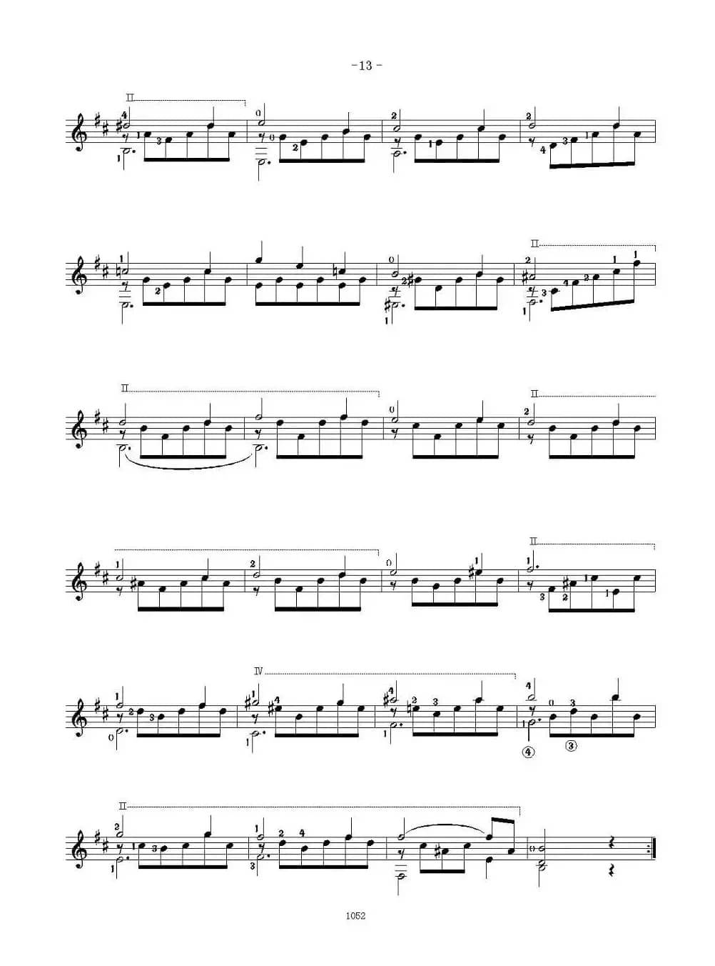 索尔·克斯特26首练习曲之6——10