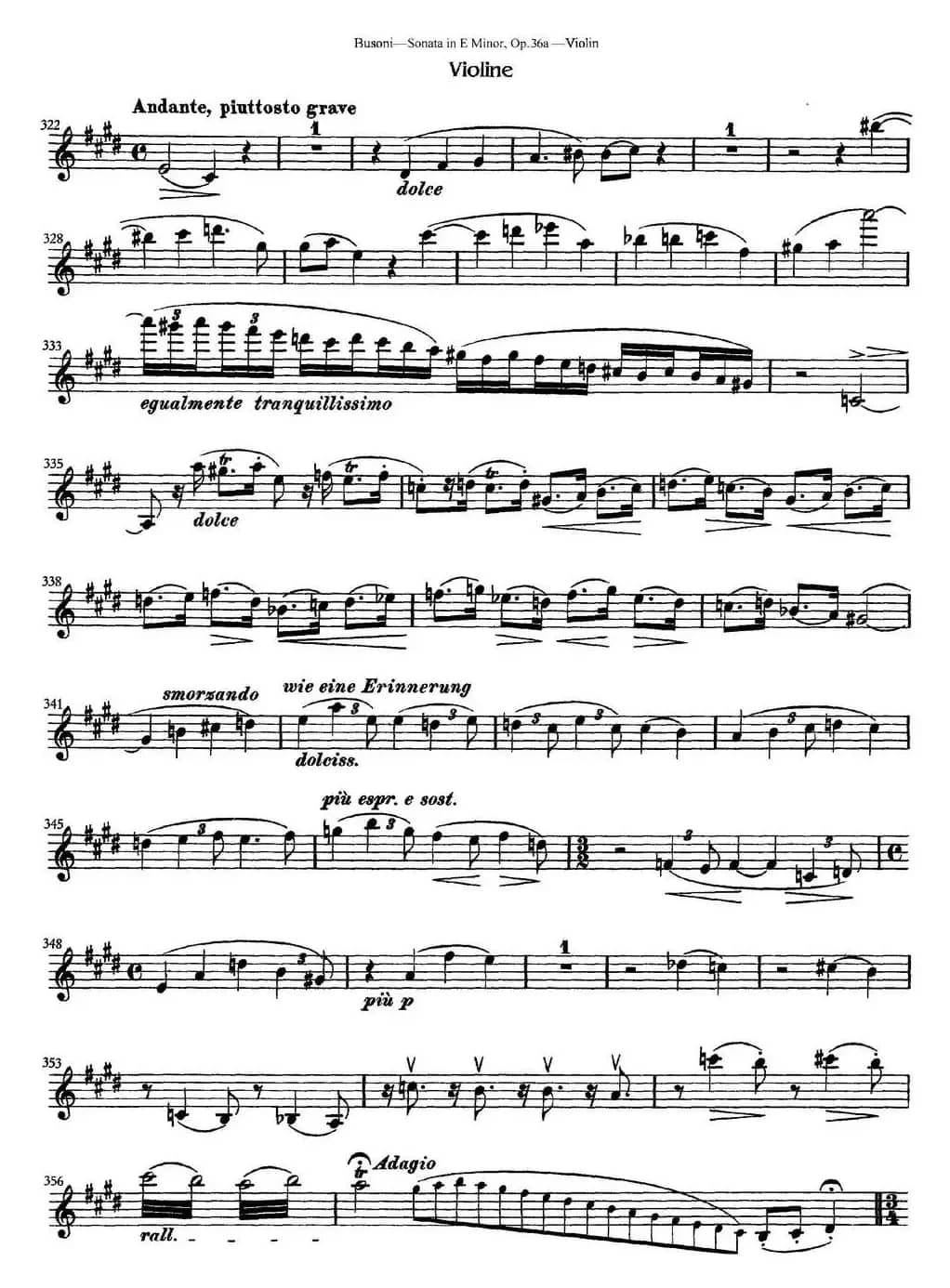 Violin Sonata No.2 in E Minor Op.36