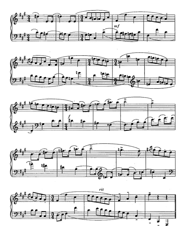 古老的小步舞曲