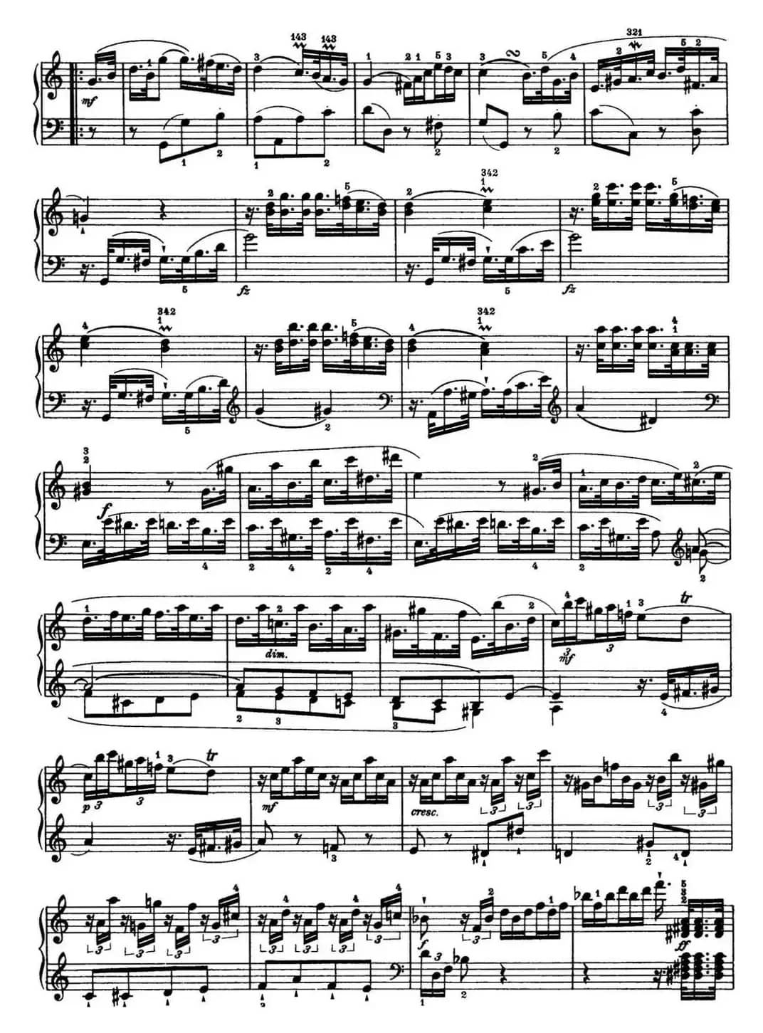 海顿 钢琴奏鸣曲 Hob XVI 21 in C major