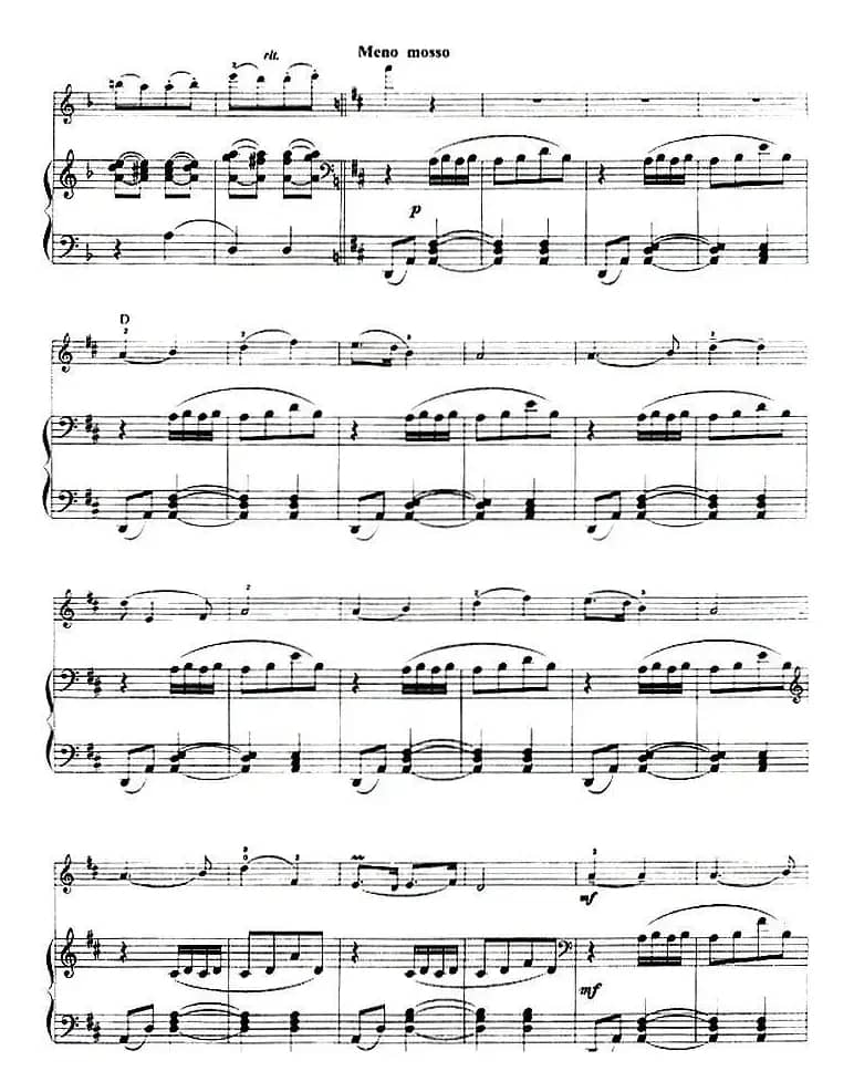 第一回旋曲（Rondo No.1、小提琴+钢琴伴奏）