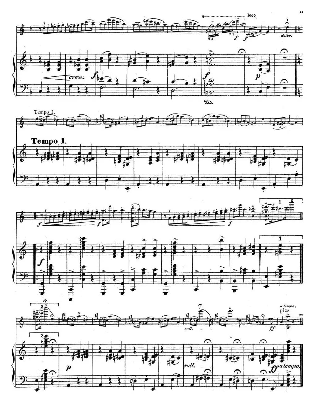 伊萨伊作品集：No.2(Mazurka)（小提琴+钢琴伴奏）