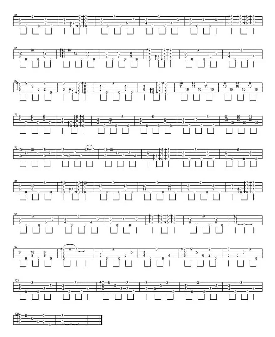 Ukulele waltz（尤克里里指弹谱）