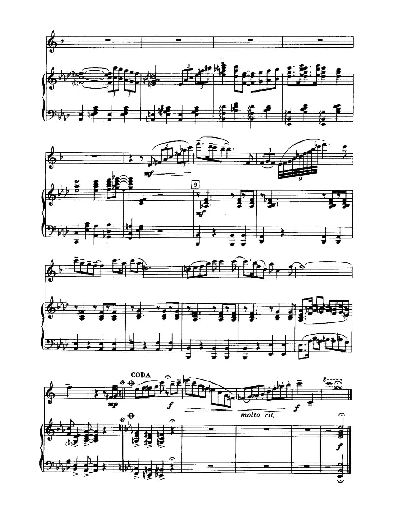 音乐会练习曲（中音萨克斯+钢琴伴奏）