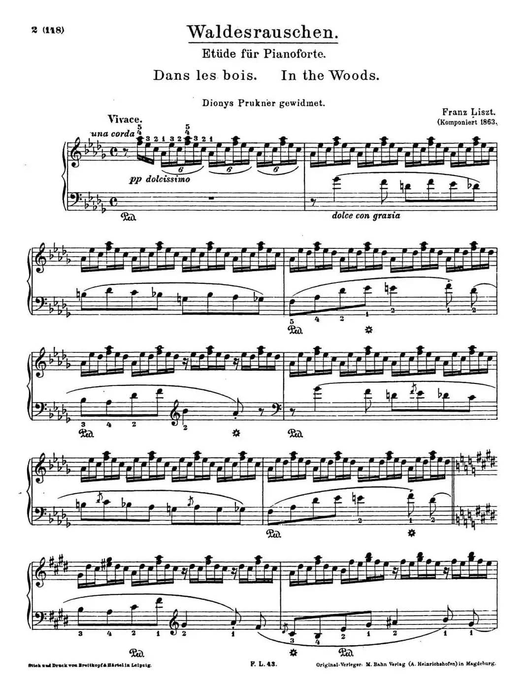 李斯特音乐会练习曲 S145（2 S145 侏儒舞 Gnomenreigen）