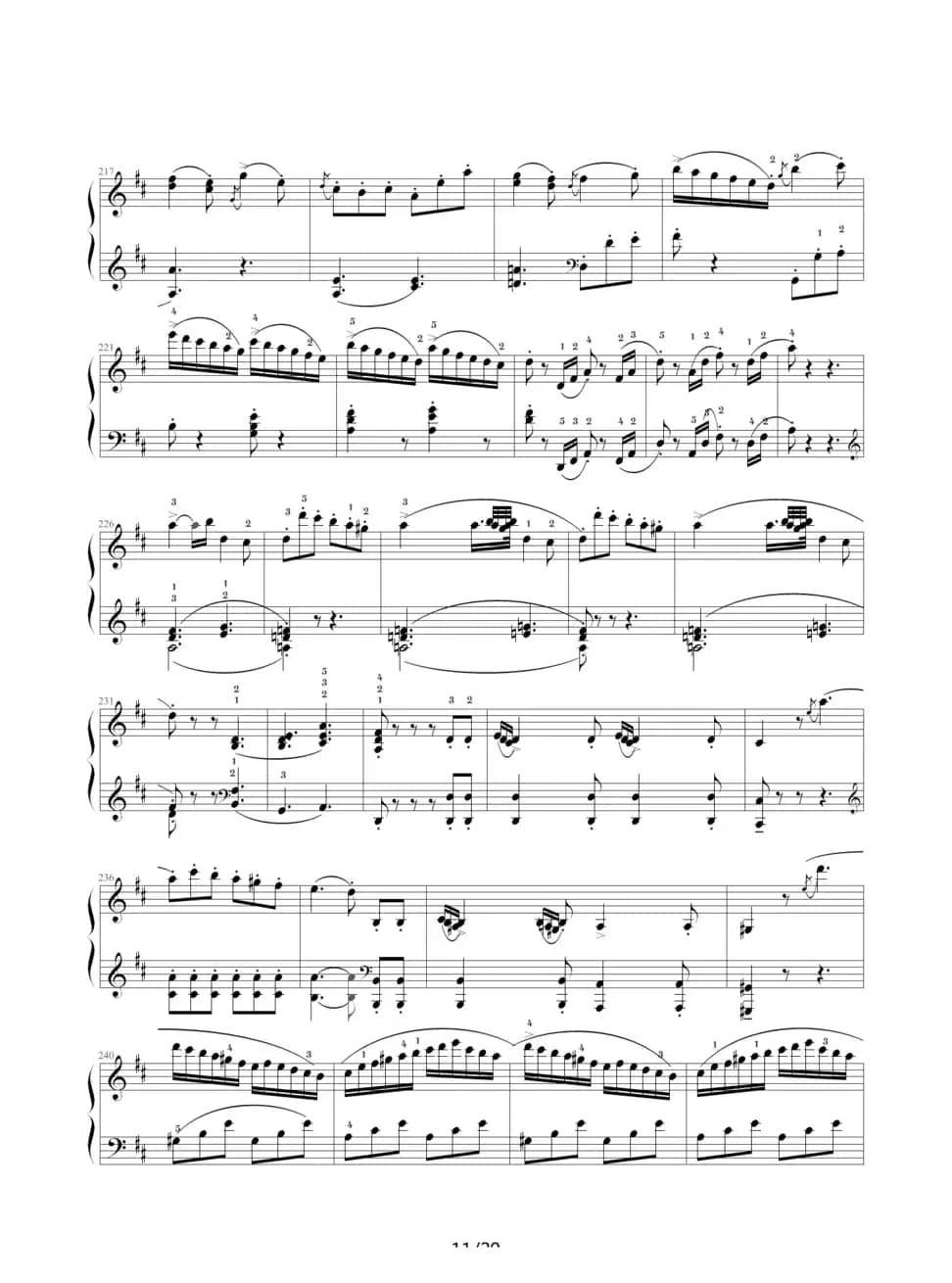 D大调奏鸣曲K.311（完整版）