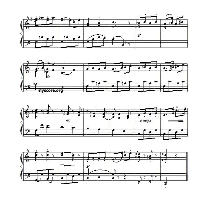 儿童钢琴小曲：幸福的时刻