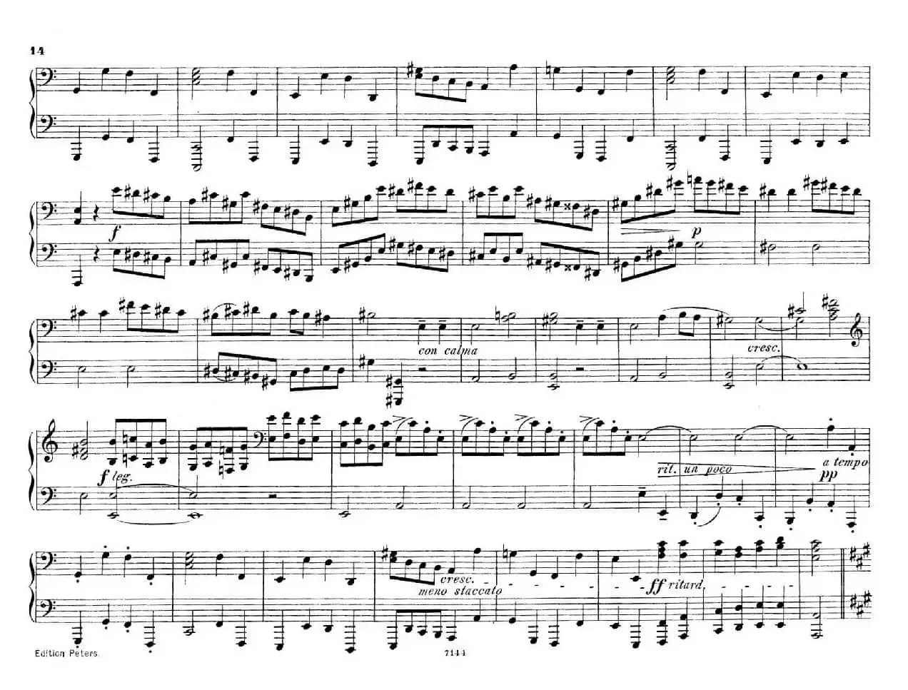 Deux Morceaux Pour Quatre Mains Op.43(2首四手联弹小品·2)