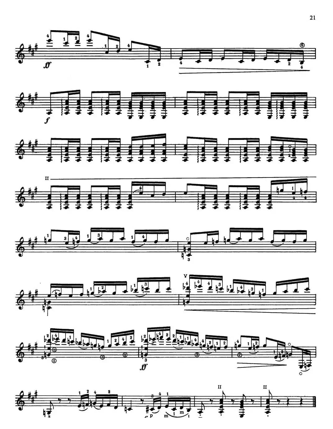 Joaquin Rodrigo Music for Guitar（罗德里戈吉他音乐P12-21）（古典吉他）