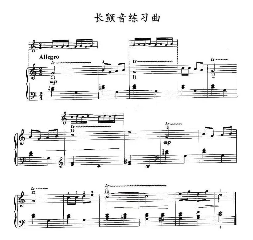 长颤音练习曲