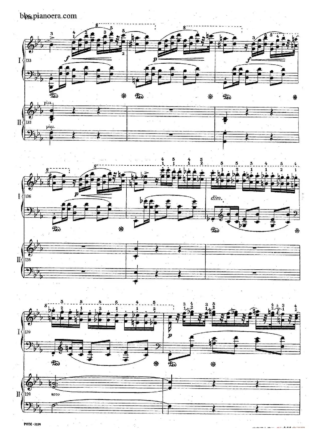 Grande Polonaise Brilliante Preceded by an Andante Spianato Op.22（平静的行板与华丽的波兰舞曲·双钢琴版）