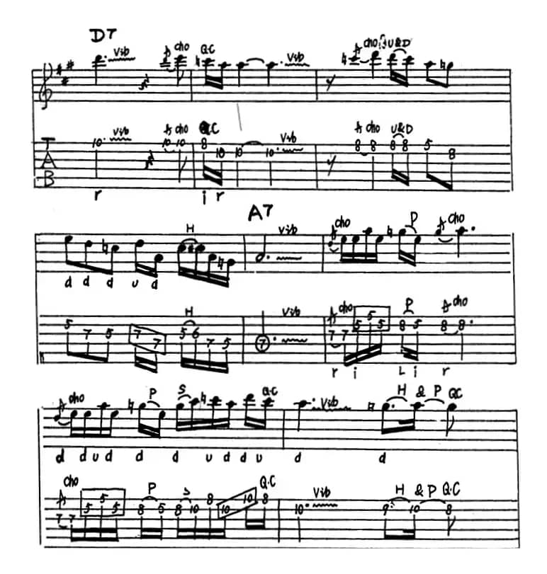 电吉他练习曲（一）（电吉他）