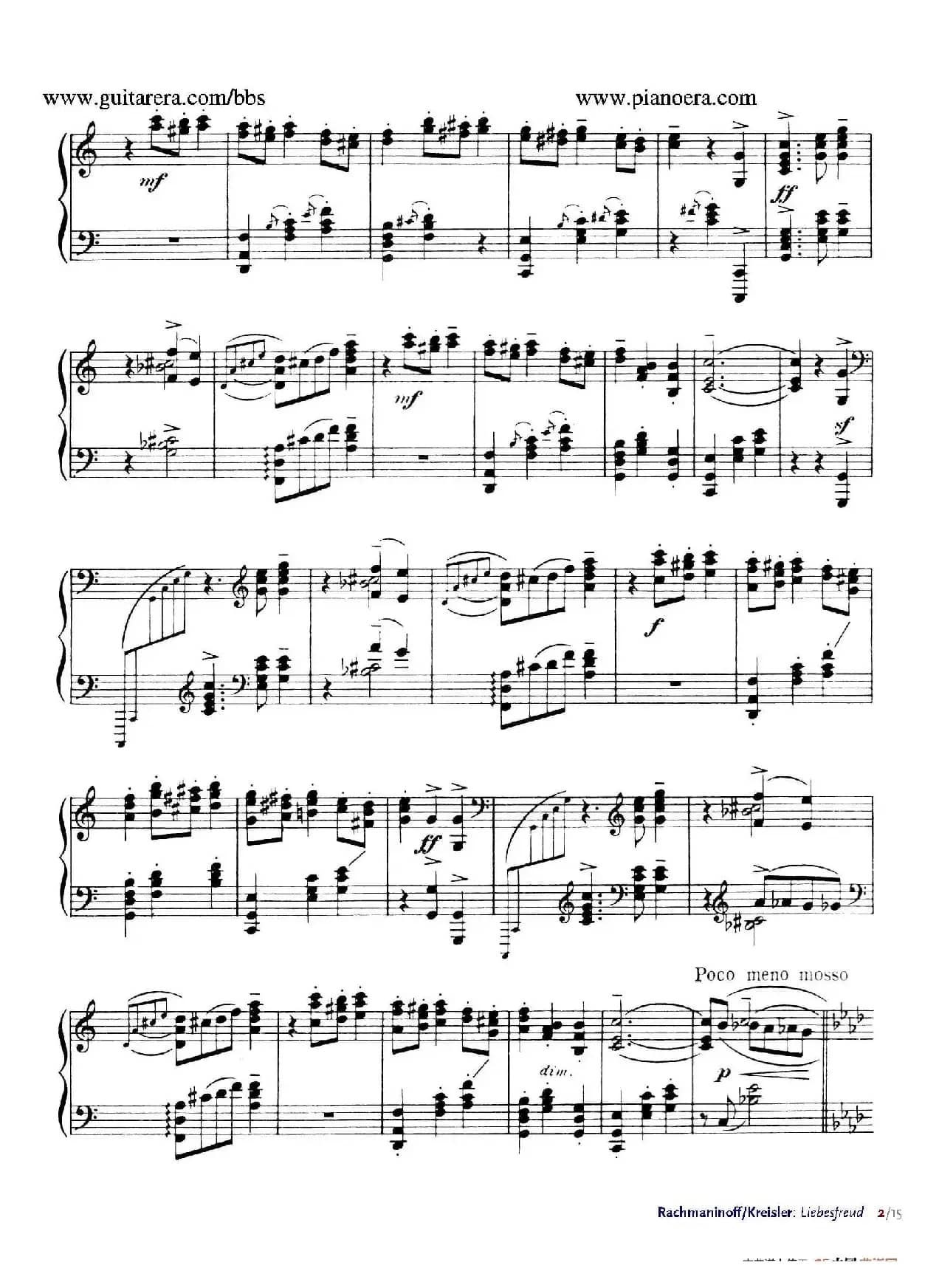 Liebesfreud(爱的喜悦)(钢琴独奏版)