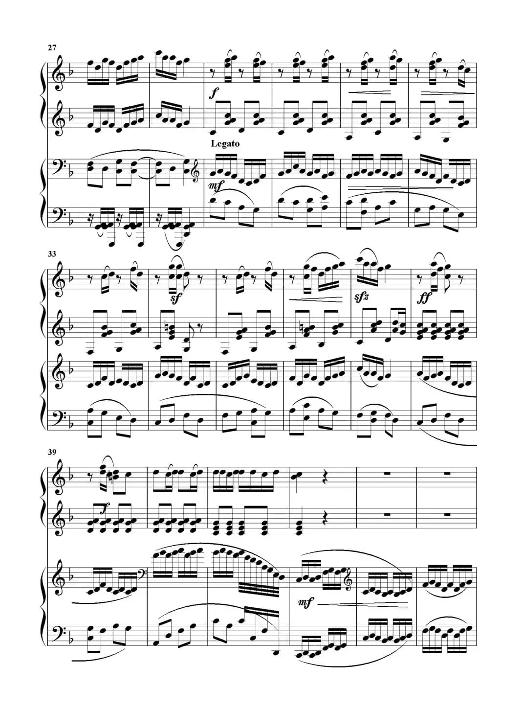 太阳出来喜洋洋（双钢琴曲）