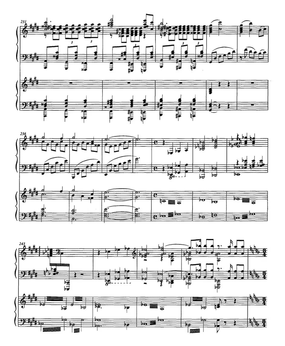 松花江上（钢琴协奏曲)P11—2）