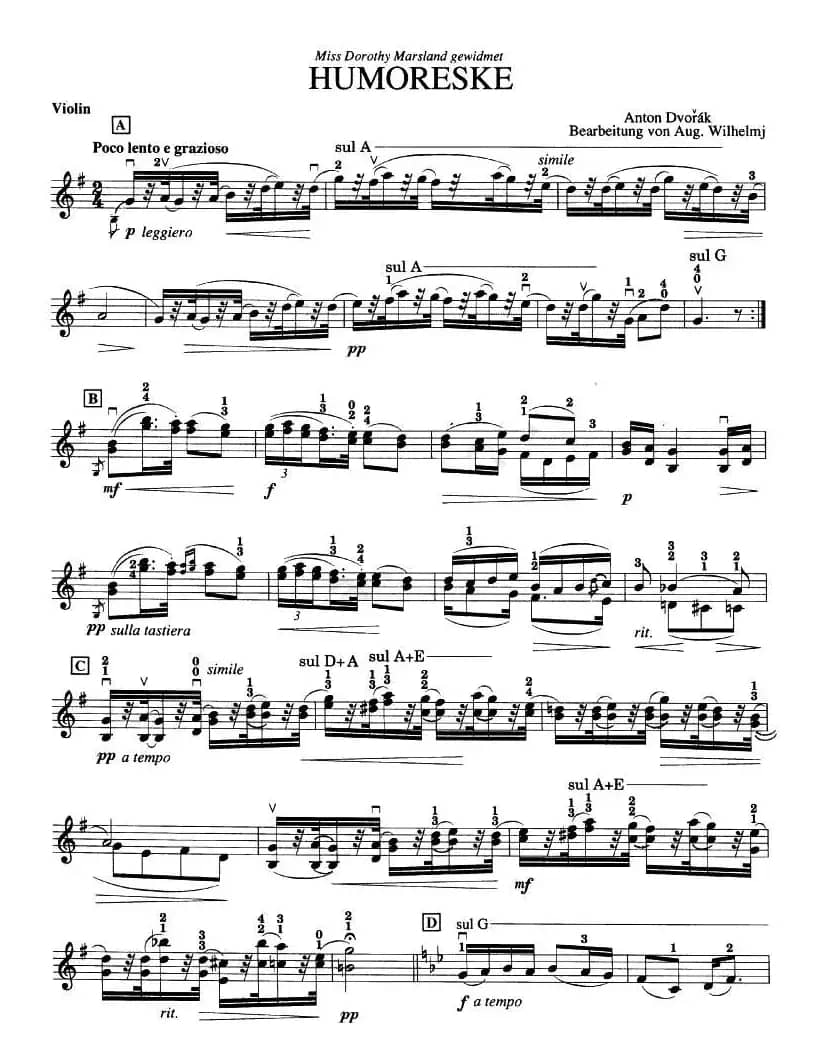 HUMORESKE（幽默曲）