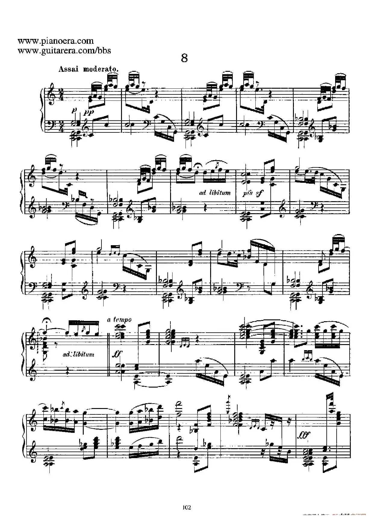12 Spanish Danses Op.37(12首西班牙舞曲·8)