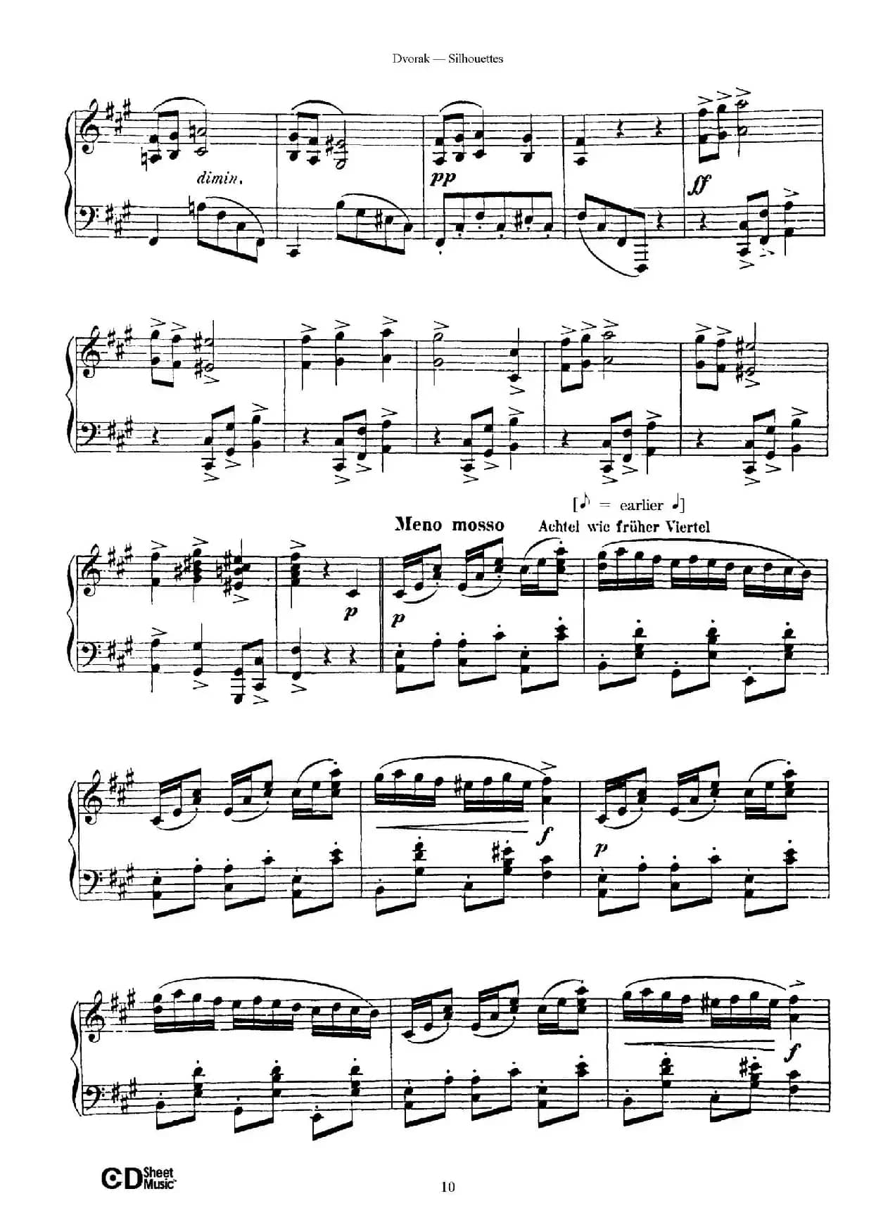 12 Silhouettes Op.8（12首剪影·4）