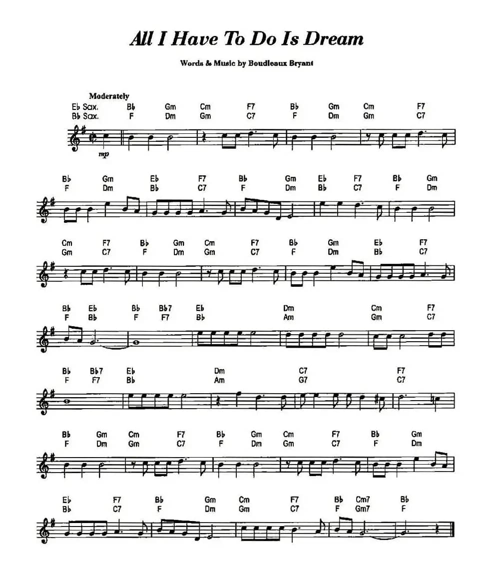 All I have To Do Is Dream