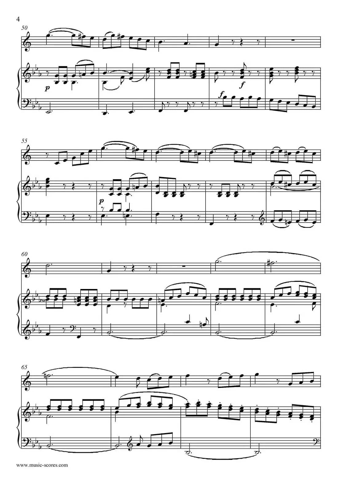 Mozart：Concerto KV495 No.4-3st Rondo 回旋曲（上低音萨克斯+钢琴伴奏）