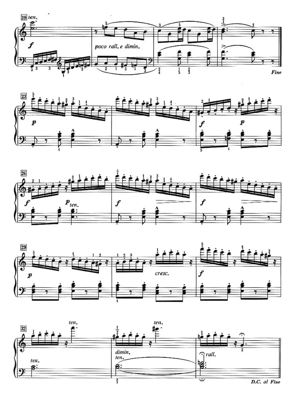 50首莱蒙钢琴练习曲 作品37（NO.37）