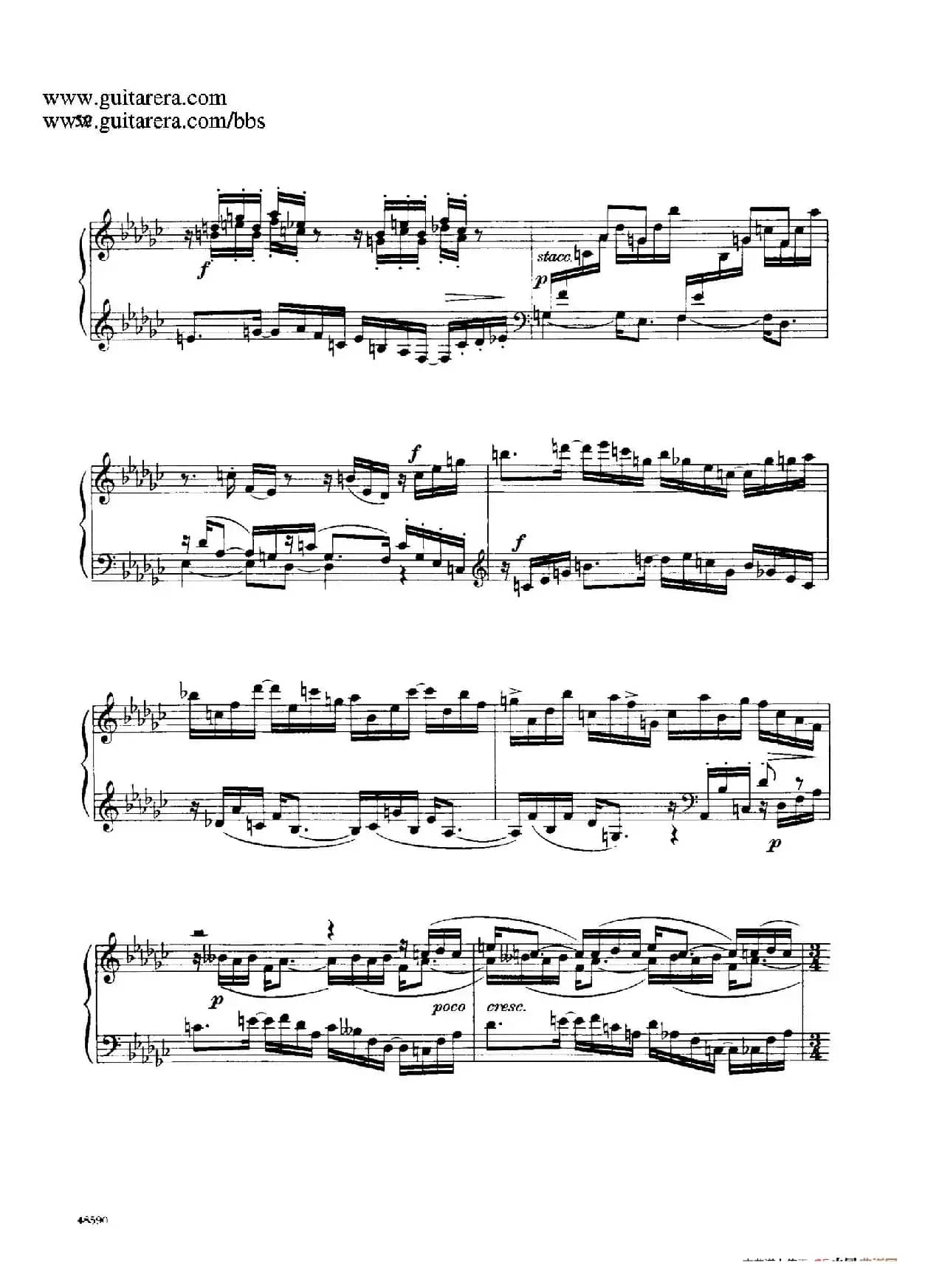 Piano Sonata Op.26（钢琴奏鸣曲·第四乐章）