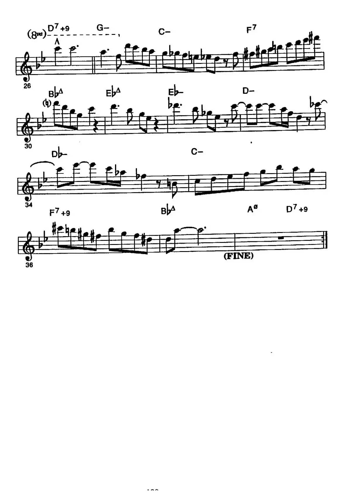 爵士乐超吹练习曲（二）