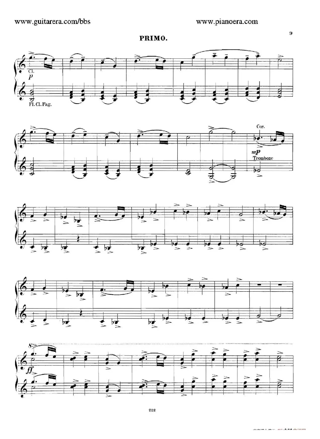 In the Steppes of Central Asia（在中亚细亚草原上·四手联弹版）