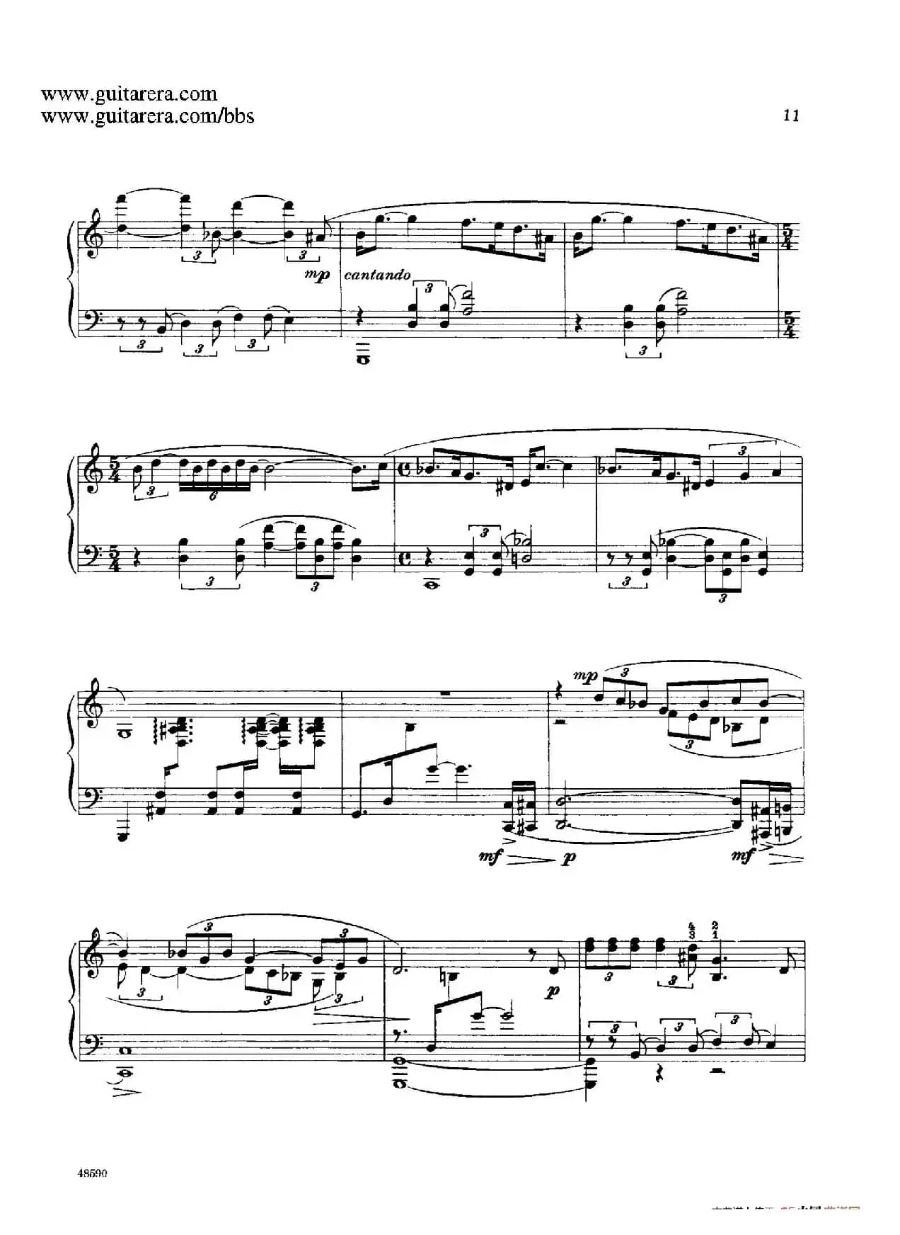 Four Excursions Op.20(旅行·2)