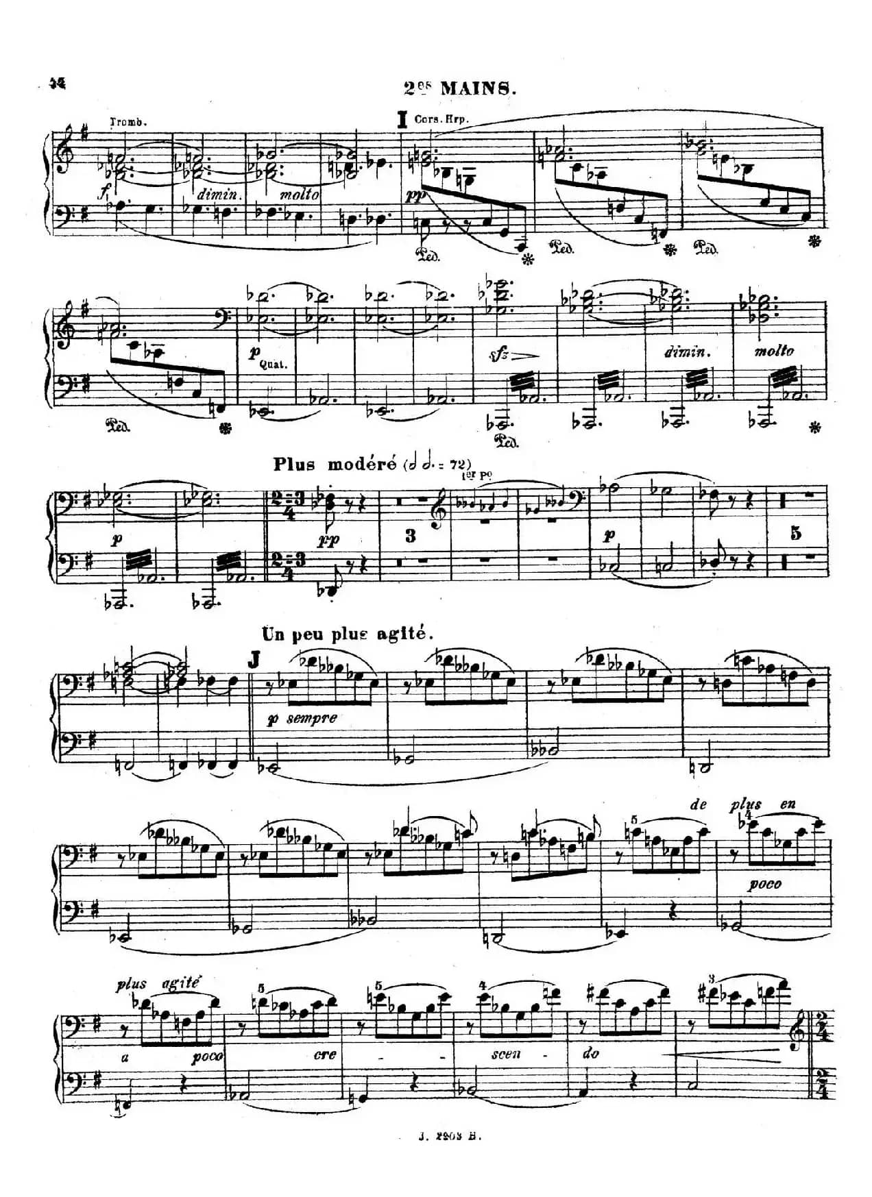 Symphony on a French Mountain Air Op.25（法国山歌交响曲·双钢琴·Ⅲ）