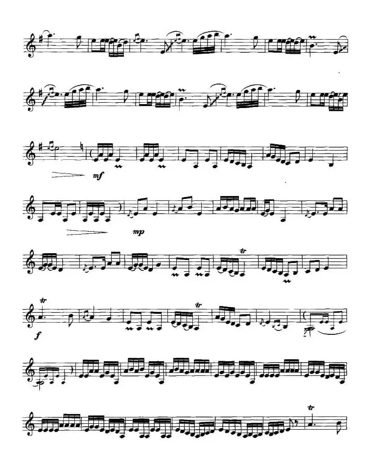 卖汤圆（竖笛）