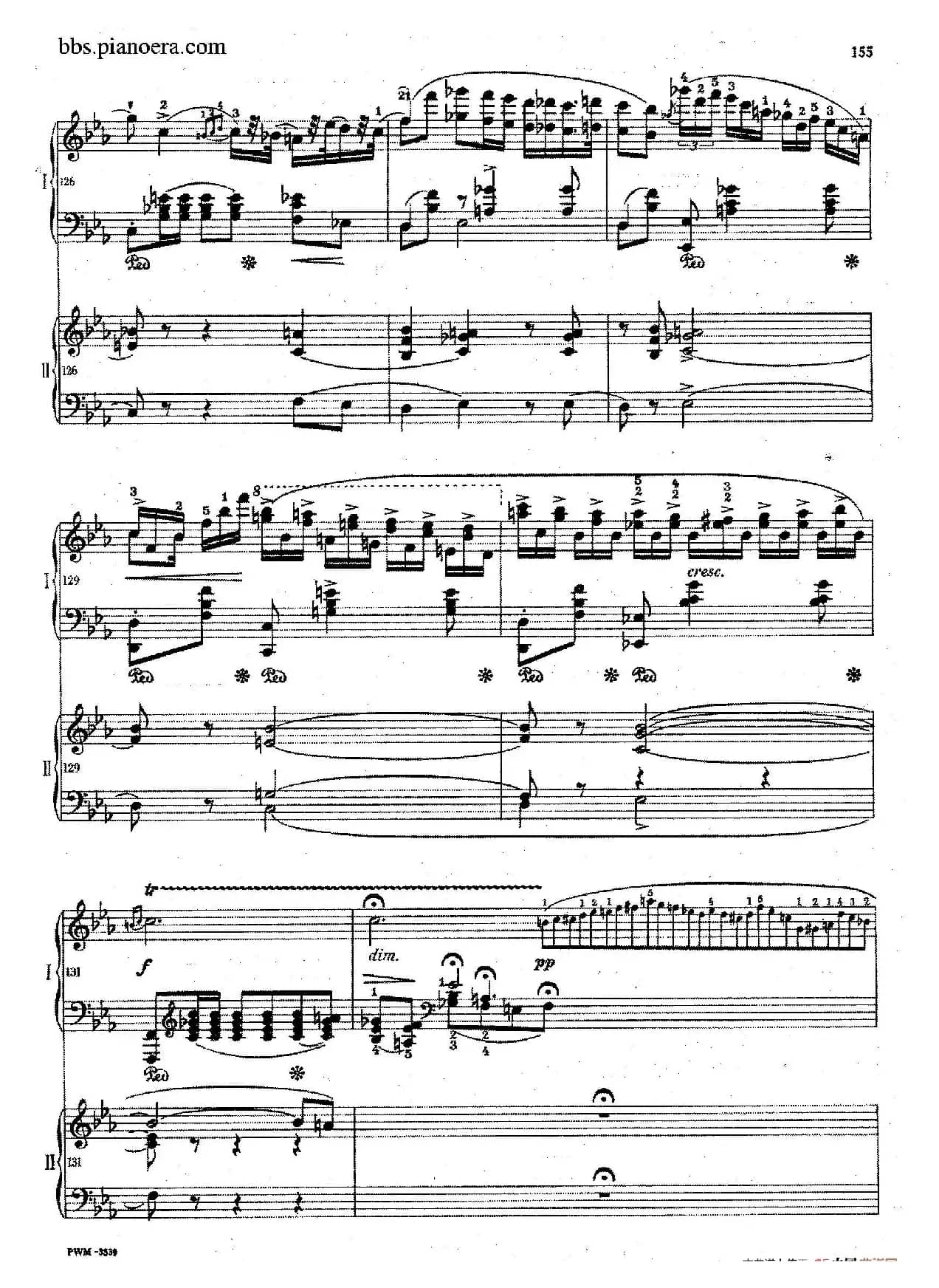 Grande Polonaise Brilliante Preceded by an Andante Spianato Op.22（平静的行板与华丽的波兰舞曲·双钢琴版）