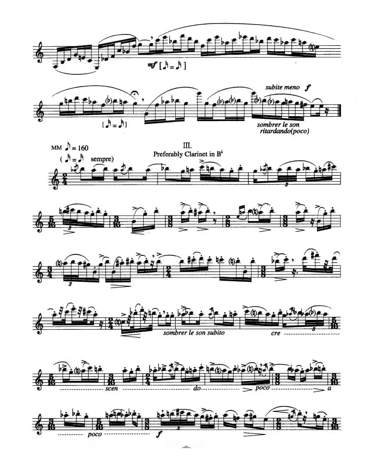 单簧管考级教材·第十级