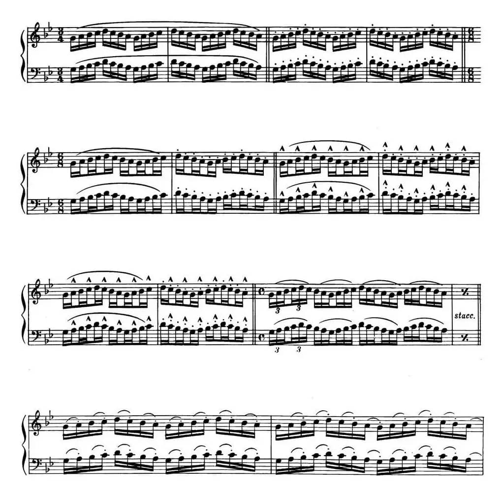 Technical Exercises S.146（李斯特钢琴技巧练习 BOOKⅠ）