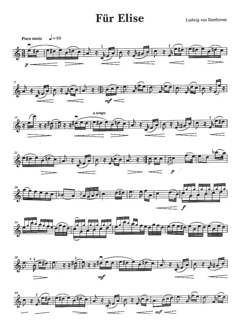 Fǘr Elise（致爱丽丝）