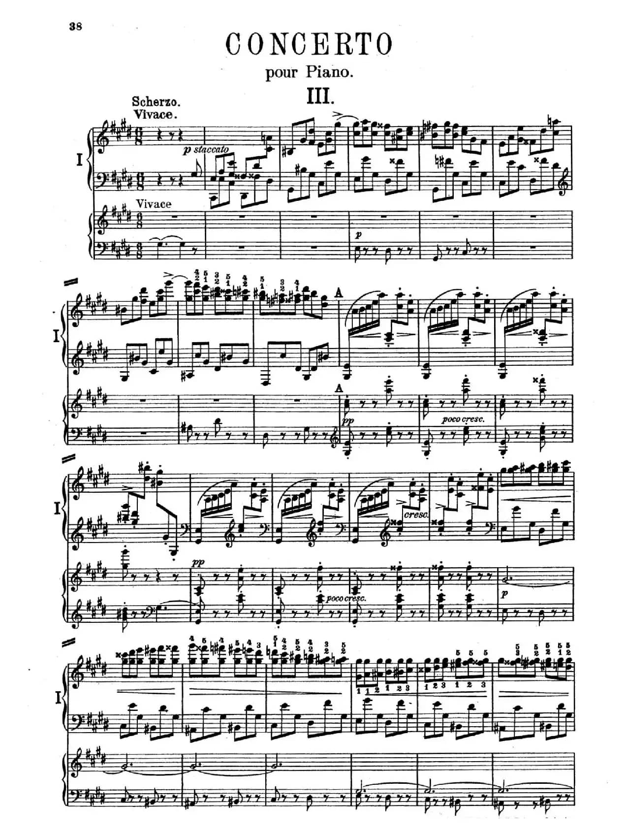 Piano Concerto in E Major Op.59(E大调钢琴协奏曲·双钢琴·第三乐章)