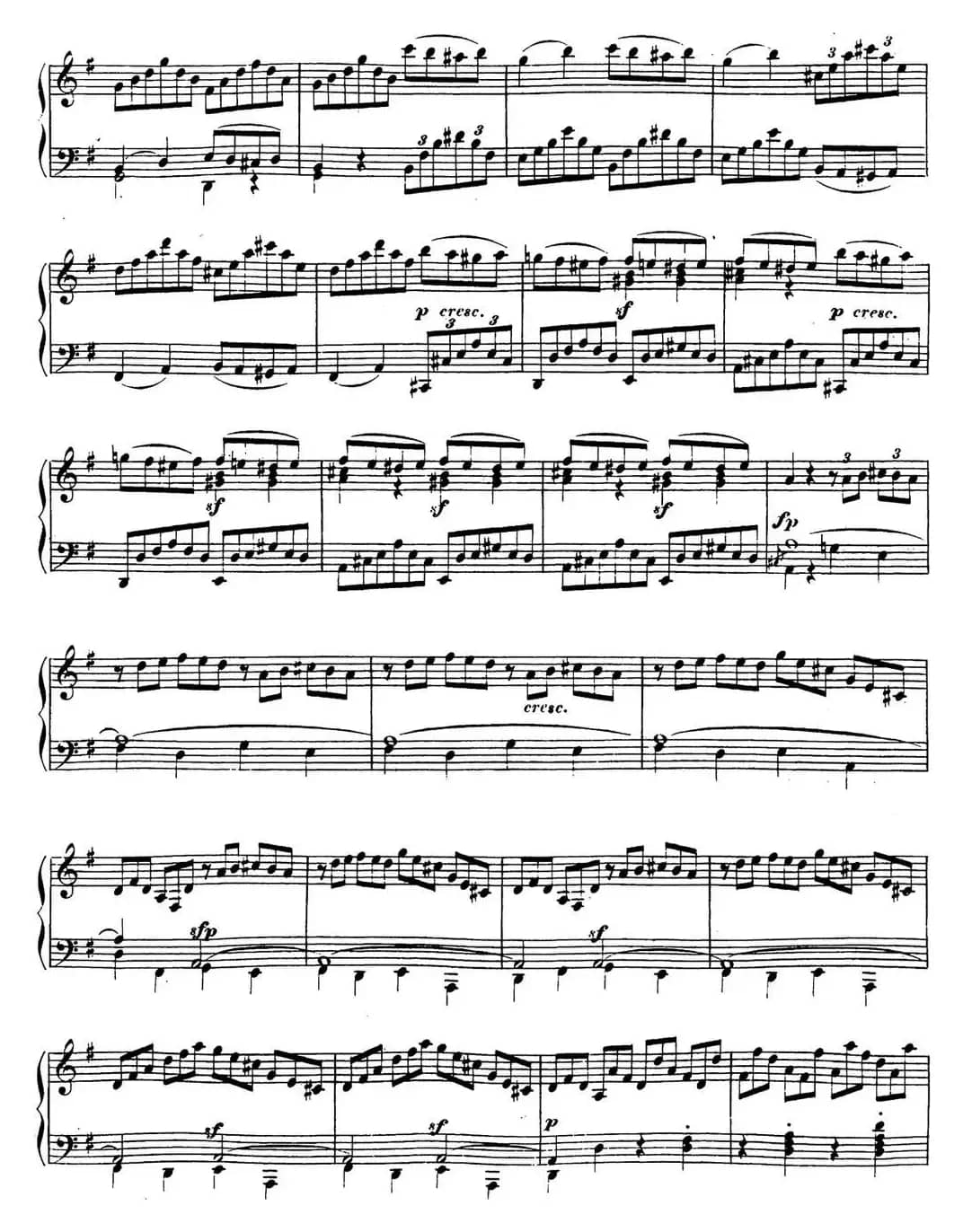 贝多芬钢琴奏鸣曲16 G大调 Op.31 No.1 G major