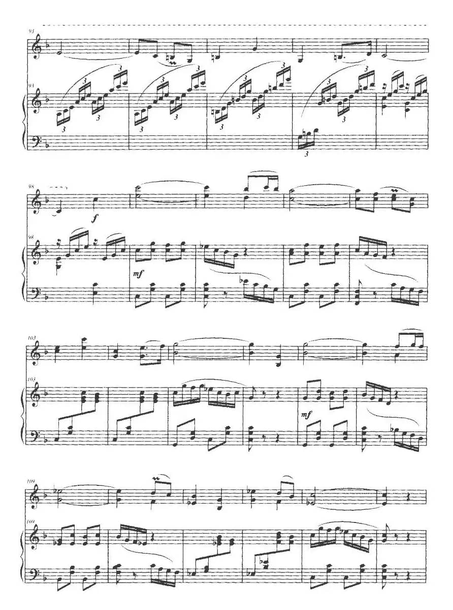 红河之恋（小提琴+钢琴伴奏）