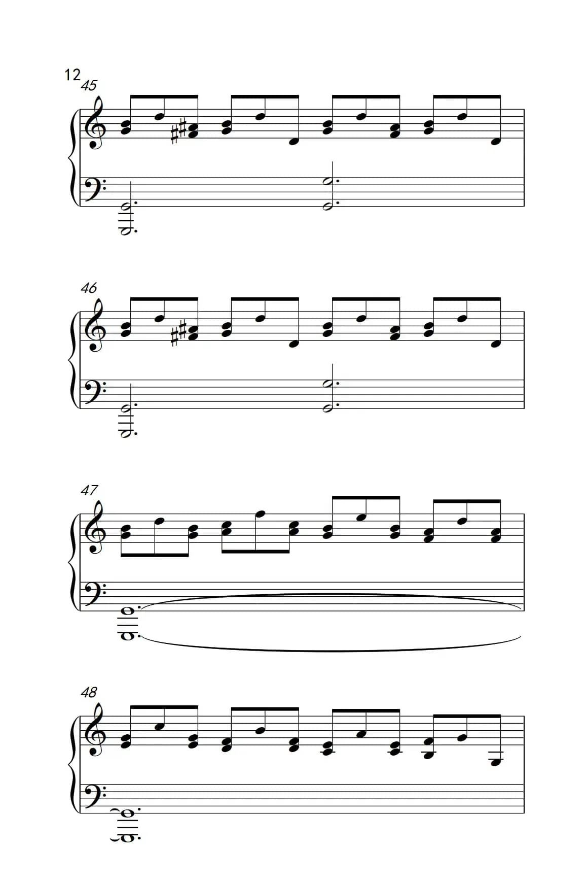 莫什科夫斯基 钢琴练习曲（第八首）