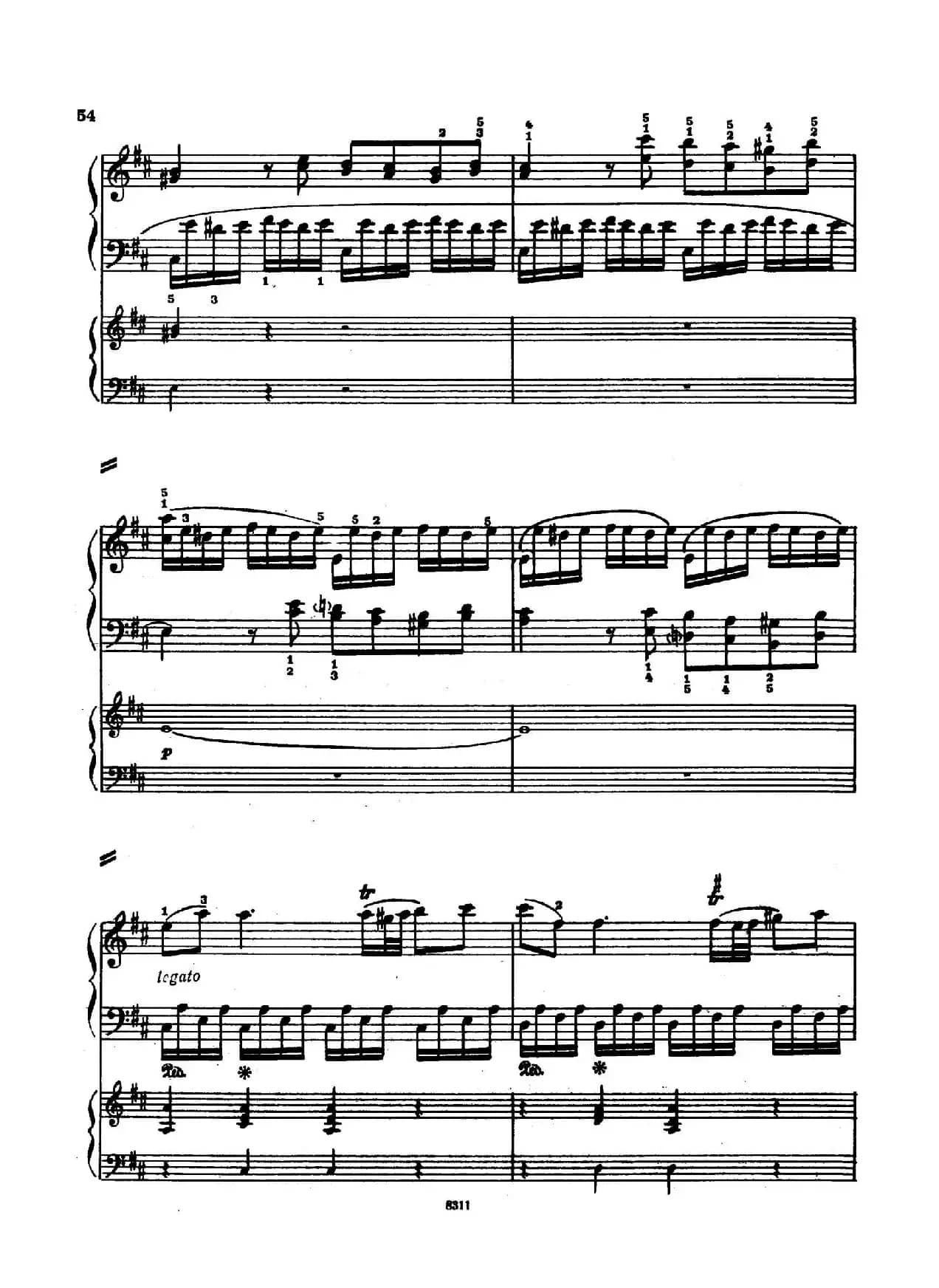 Concerto no 5 K 175 - 2 Piano（Ⅰ）