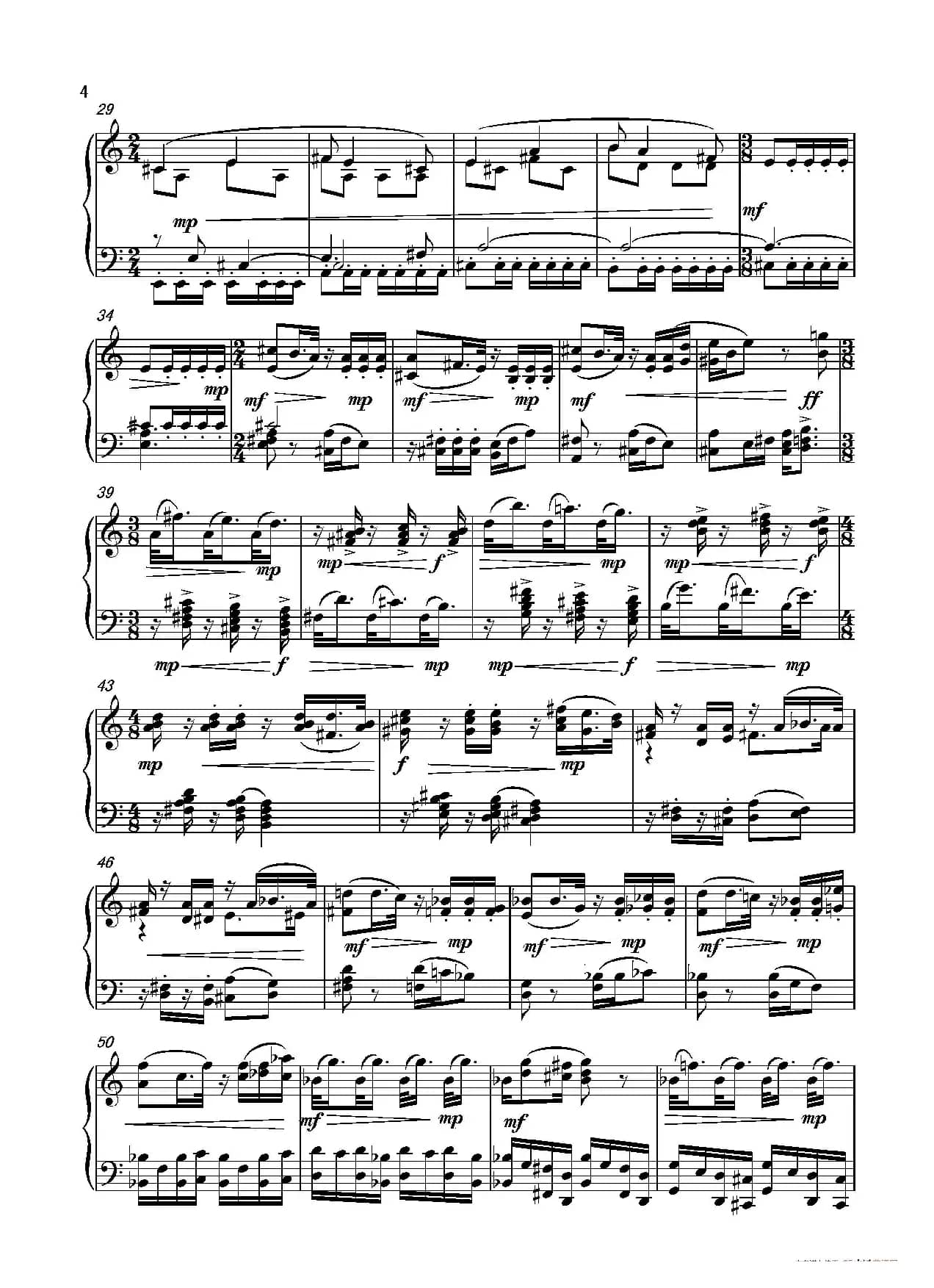 第五钢琴奏鸣曲Piano Sonata No.5