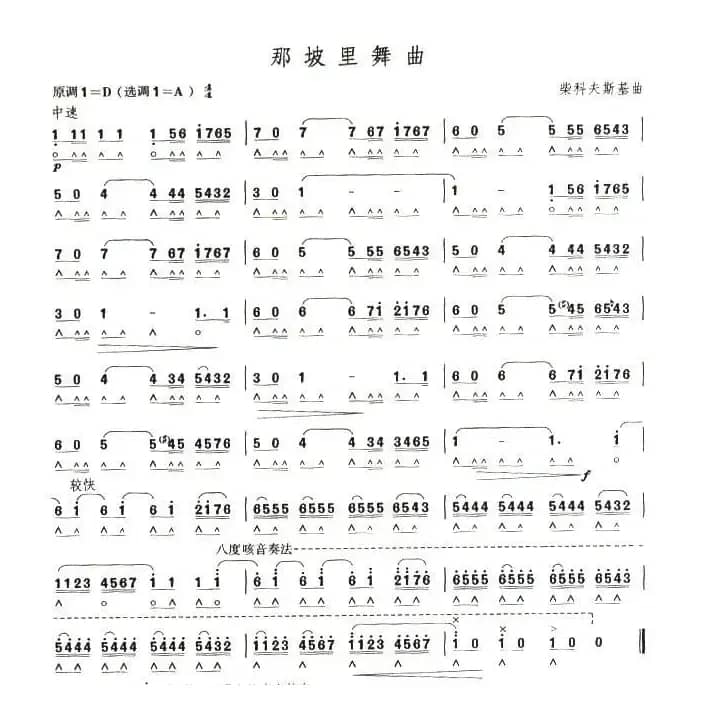 考级九级曲目：那坡里舞曲