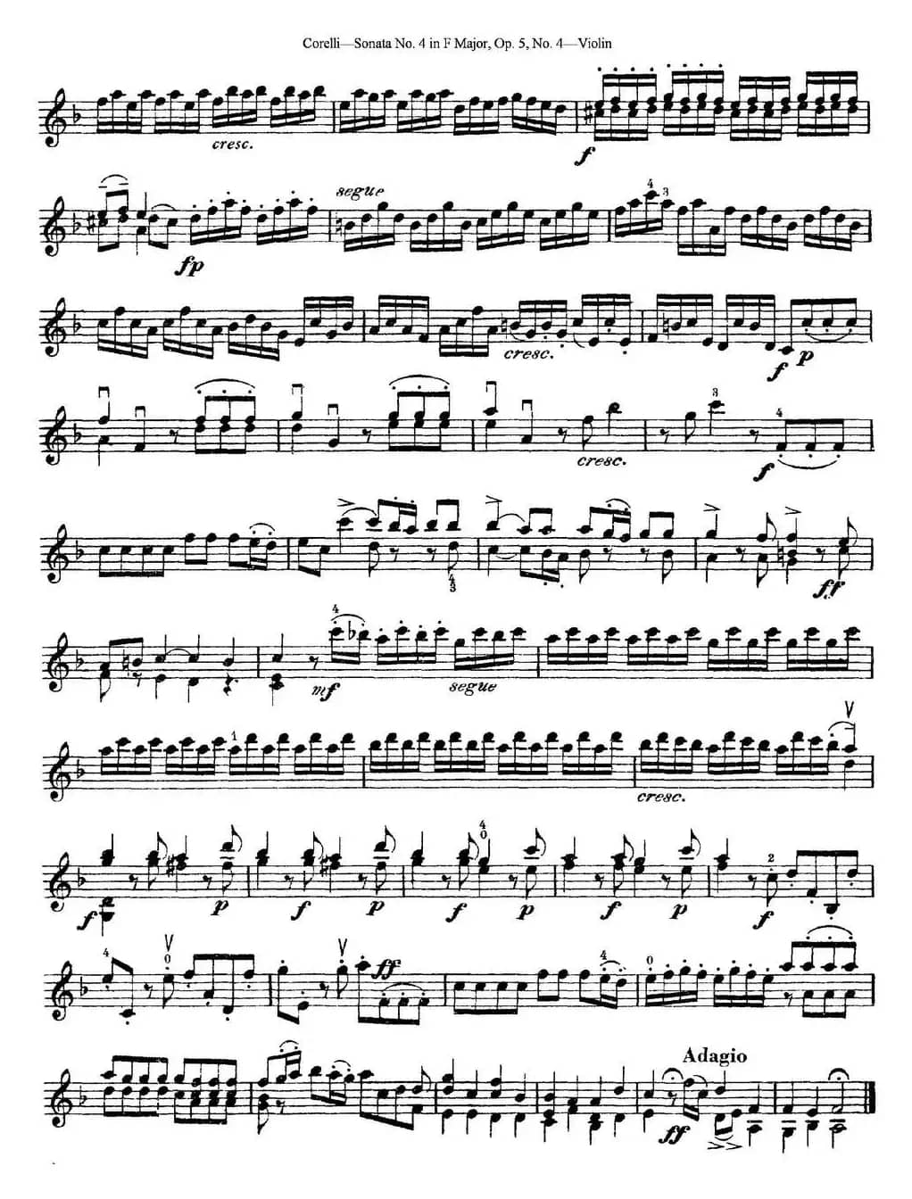 Sonata No.4 in F MajorOp.5 No.4